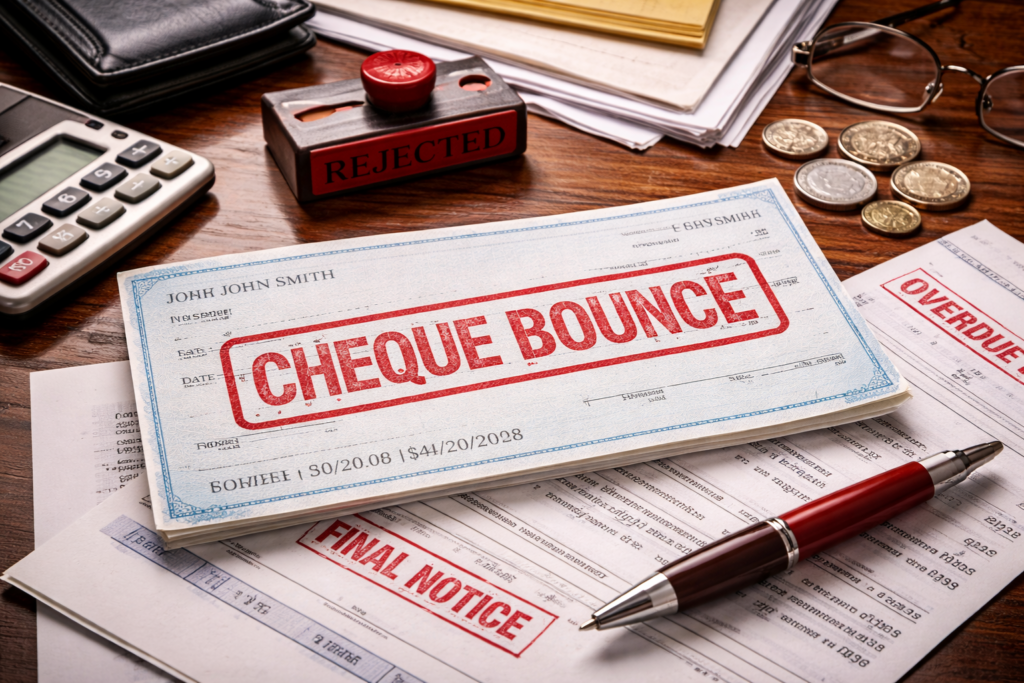 Cheque Bounce in India: Legal Meaning, Causes, Procedure and Remedies